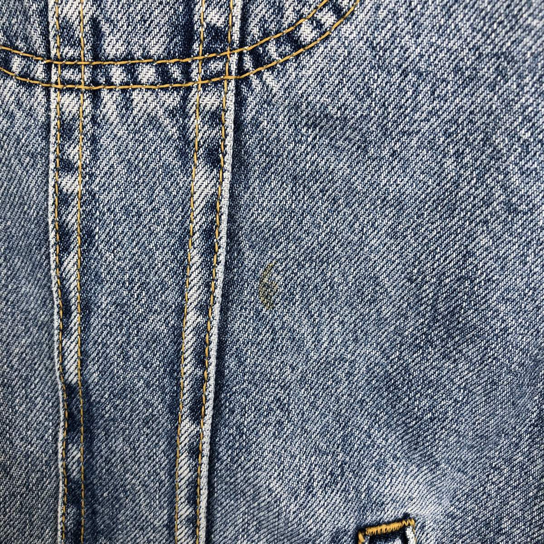 ~90'S Lee RIDER JACKET Denim Jacket, Men's XXL equivalent, Vintage cotton blue type Vintage Second Hand