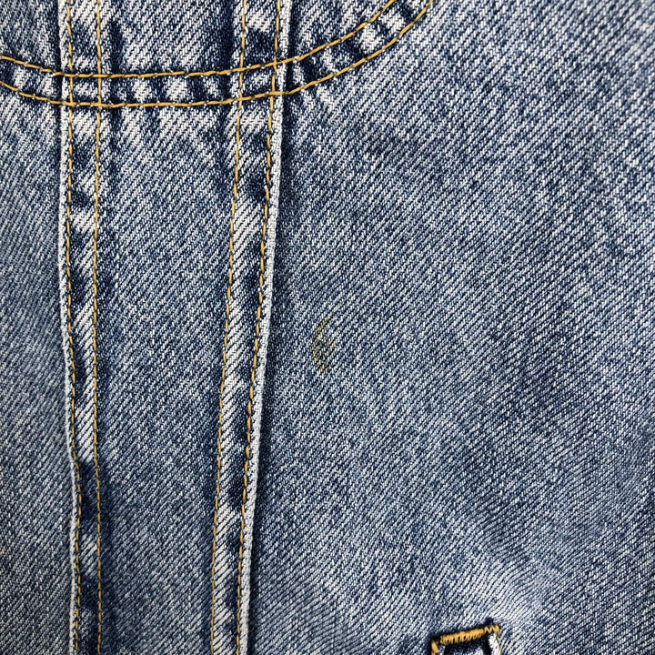 ~90'S Lee RIDER JACKET Denim Jacket, Men's XXL equivalent, Vintage cotton blue type Vintage Second Hand