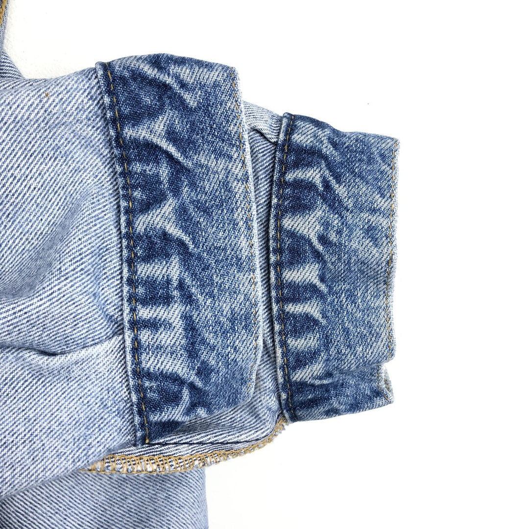~90'S Lee RIDER JACKET Denim Jacket, Men's XXL equivalent, Vintage cotton blue type Vintage Second Hand