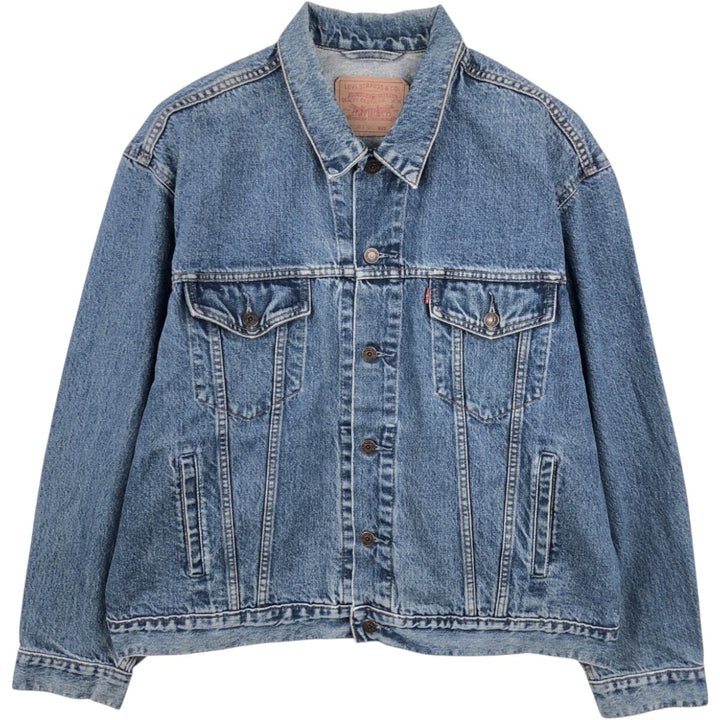 1990'S Levi's 70503-0216 Euro Model Denim Jacket (Men's XXL equivalent) Vintage cotton blue type Vintage Second Hand