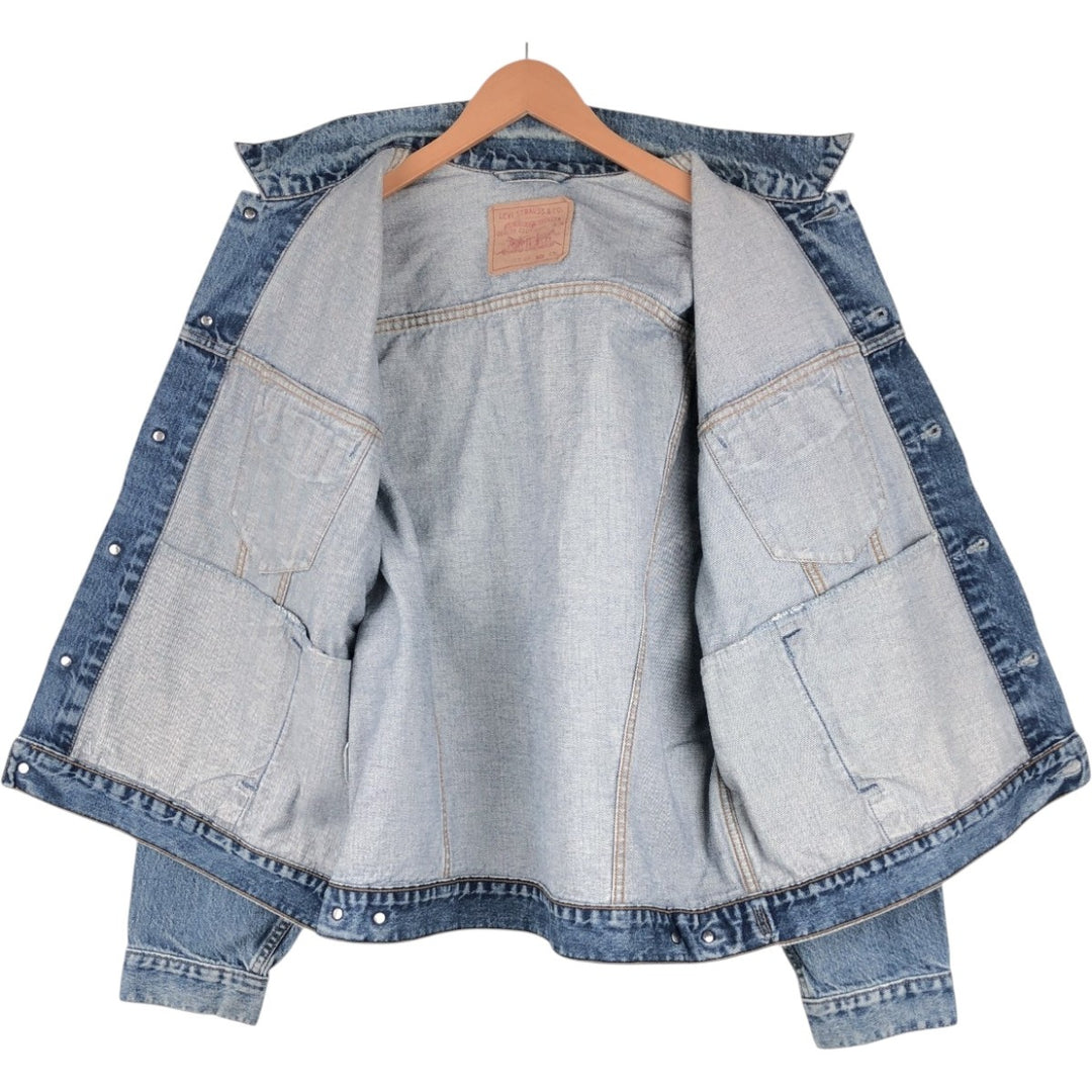 1990'S Levi's 70503-0216 Euro Model Denim Jacket (Men's XXL equivalent) Vintage cotton blue type Vintage Second Hand