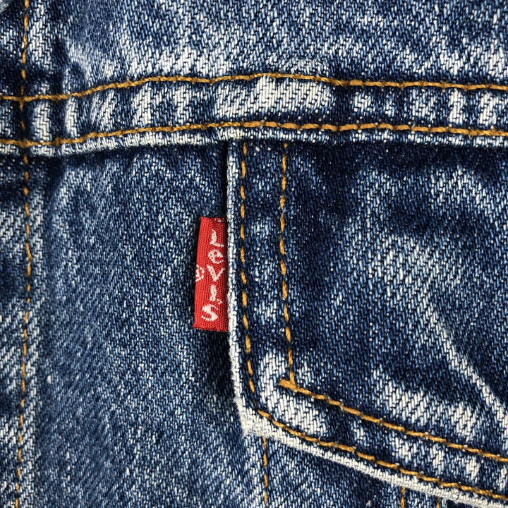 1990'S Levi's 70503-0216 Euro Model Denim Jacket (Men's XXL equivalent) Vintage cotton blue type Vintage Second Hand