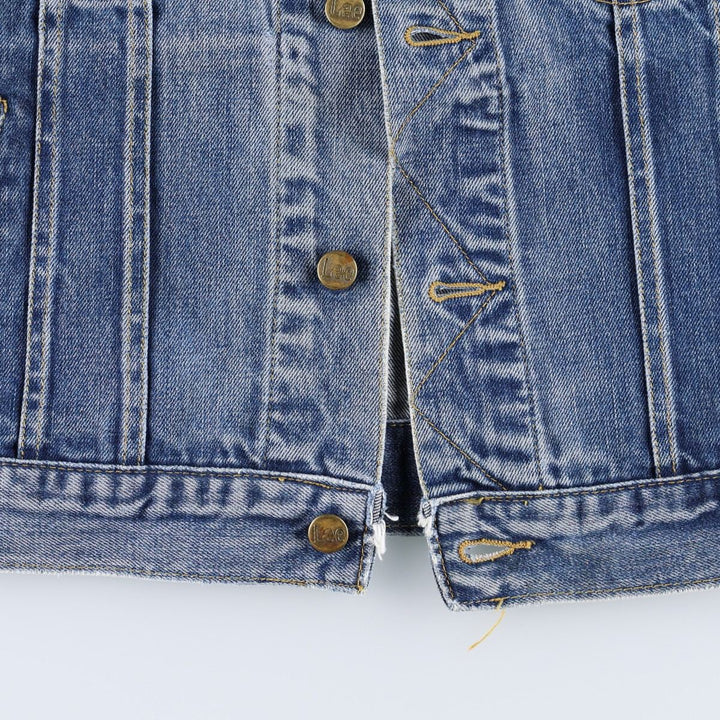 Lee denim jacket, men's size L cotton blue type Vintage Second Hand