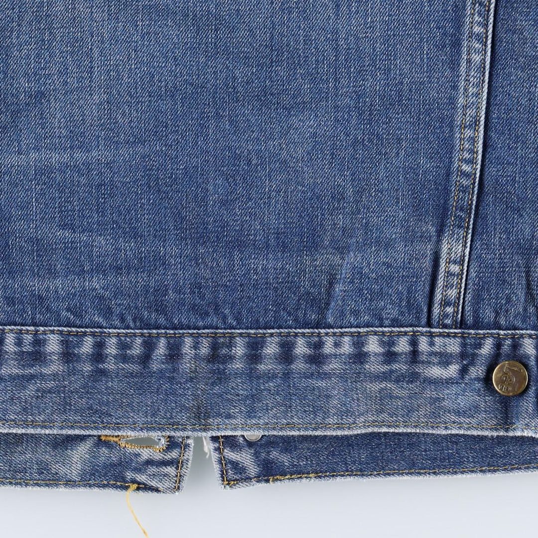 Lee denim jacket, men's size L cotton blue type Vintage Second Hand