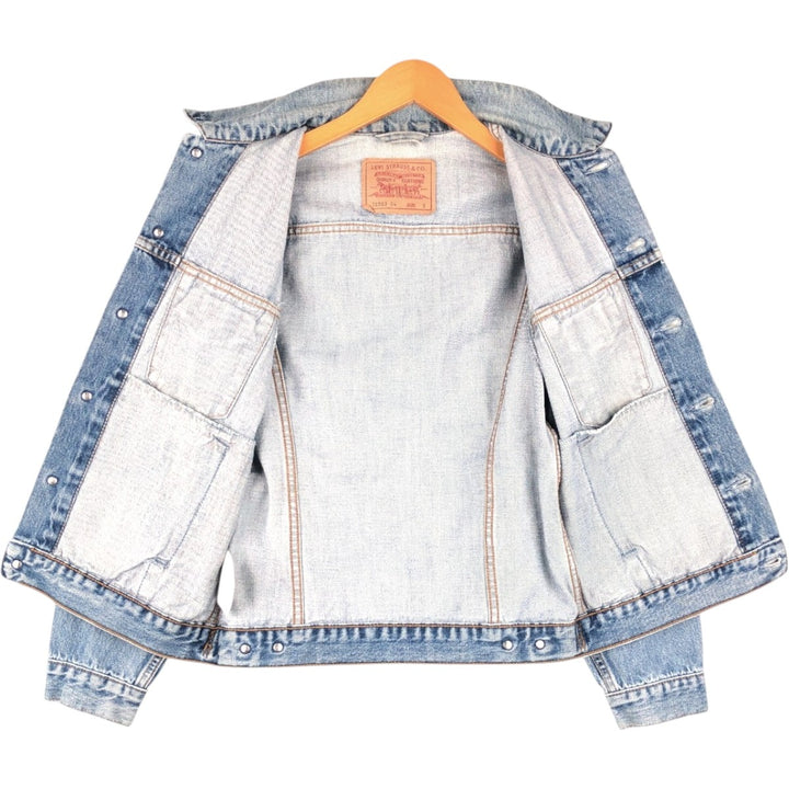 1990'S Levi's 70503-0414 Euro Model Denim Jacket (Men's Size S Equivalent) Vintage cotton blue type Vintage Second Hand