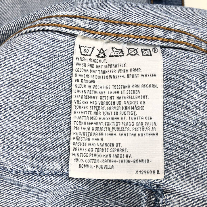1990'S Levi's 70503-0414 Euro Model Denim Jacket (Men's Size S Equivalent) Vintage cotton blue type Vintage Second Hand