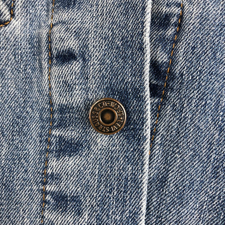 1990'S Levi's 70503-0414 Euro Model Denim Jacket (Men's Size S Equivalent) Vintage cotton blue type Vintage Second Hand