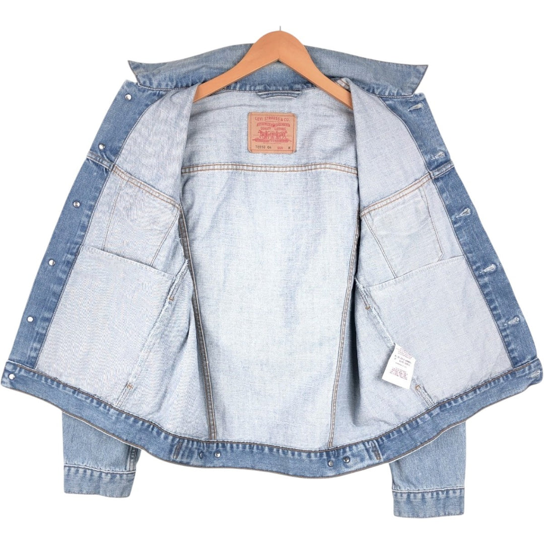 2000'S Levi's 70550-0476 Euro Model Denim Jacket (Men's Size M) cotton blue type Vintage Second Hand