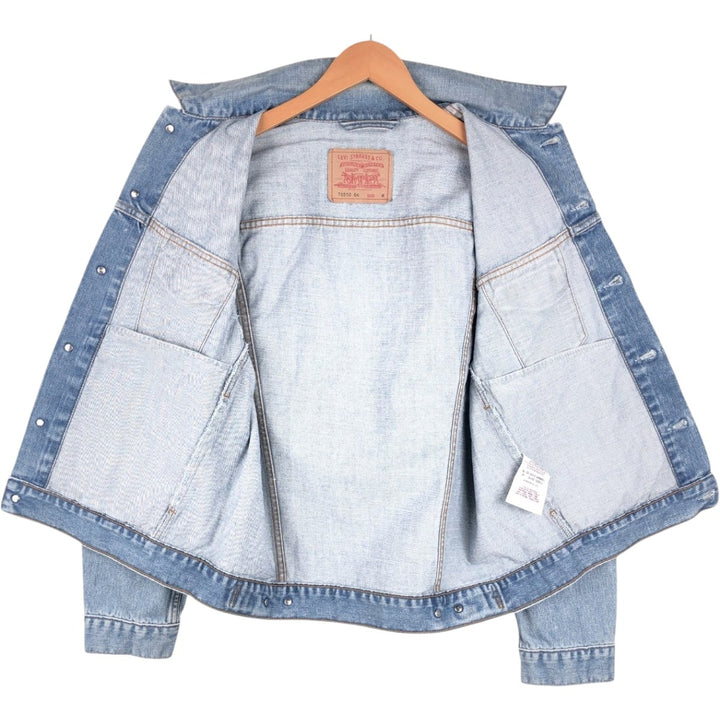 2000'S Levi's 70550-0476 Euro Model Denim Jacket (Men's Size M) cotton blue type Vintage Second Hand