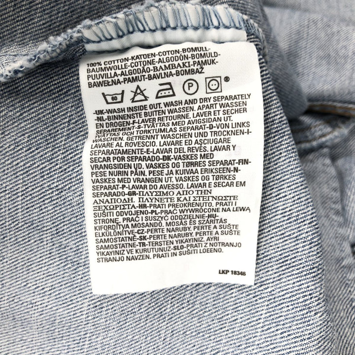 2000'S Levi's 70550-0476 Euro Model Denim Jacket (Men's Size M) cotton blue type Vintage Second Hand
