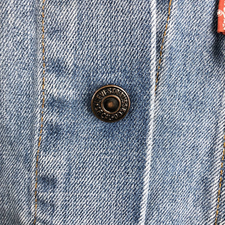 2000'S Levi's 70550-0476 Euro Model Denim Jacket (Men's Size M) cotton blue type Vintage Second Hand