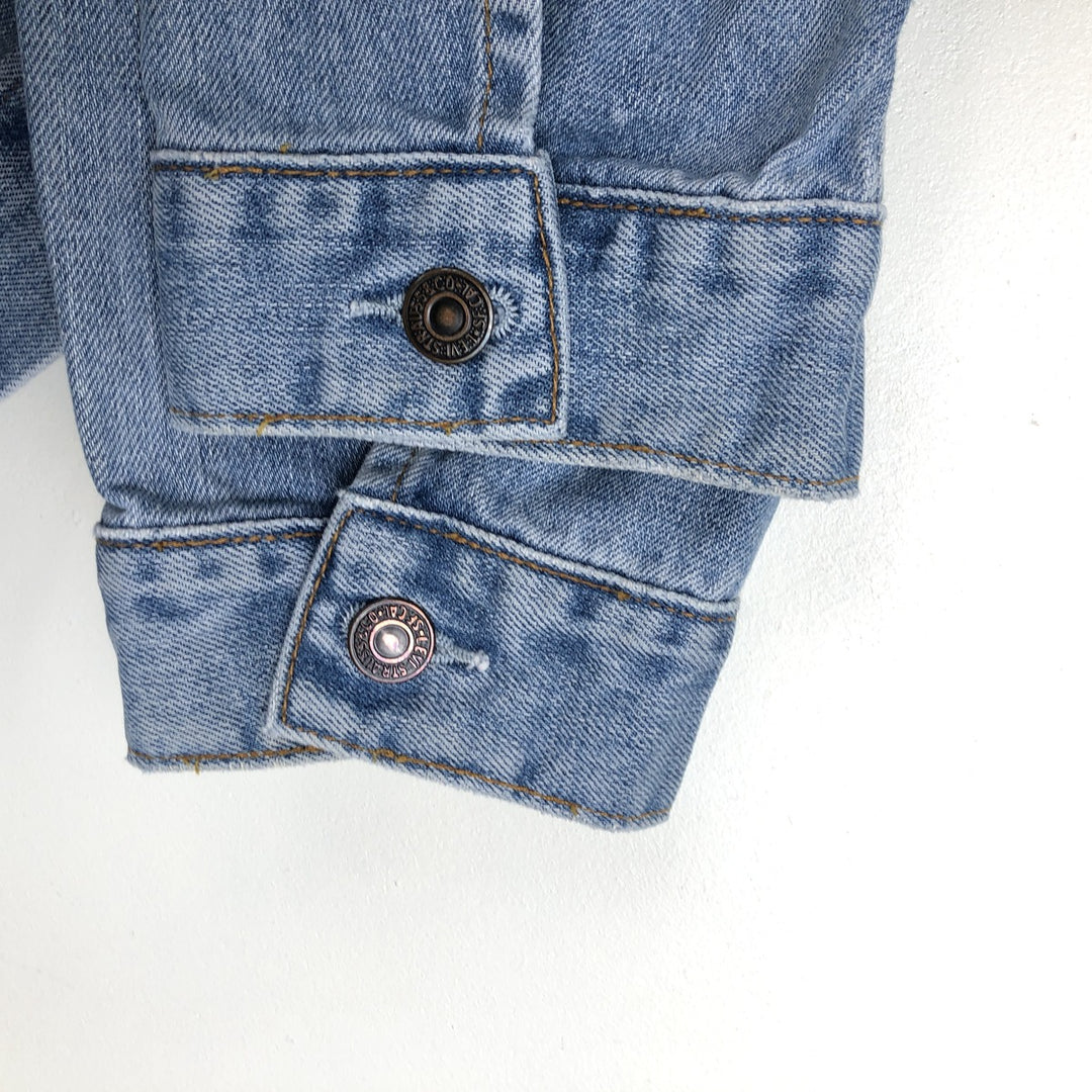 2000'S Levi's 70550-0476 Euro Model Denim Jacket (Men's Size M) cotton blue type Vintage Second Hand