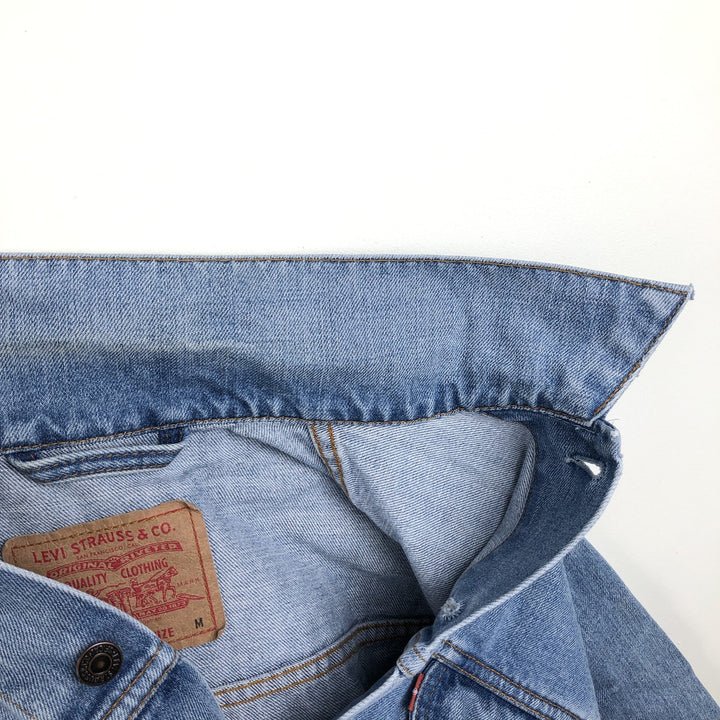 2000'S Levi's 70550-0476 Euro Model Denim Jacket (Men's Size M) cotton blue type Vintage Second Hand