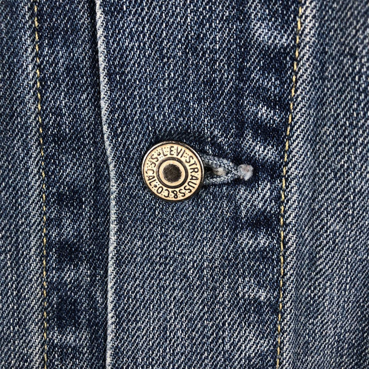 2000'S Levi's 70500-0438 Euro Model Denim Jacket (Men's XXL equivalent) cotton blue type Vintage Second Hand