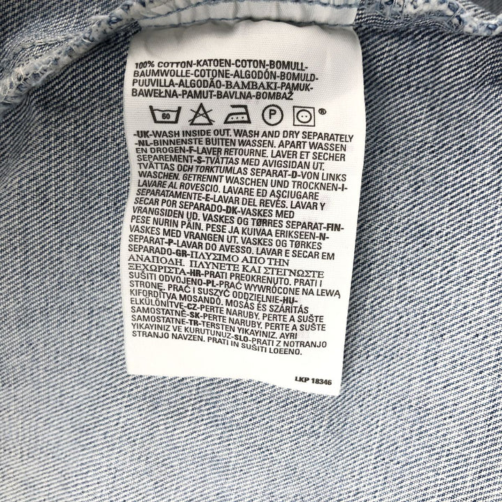 2000'S Levi's 70550-0476 Euro Model Denim Jacket (Men's Size M) cotton blue type Vintage Second Hand