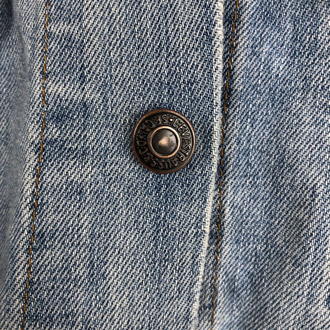 2000'S Levi's 70550-0476 Euro Model Denim Jacket (Men's Size M) cotton blue type Vintage Second Hand