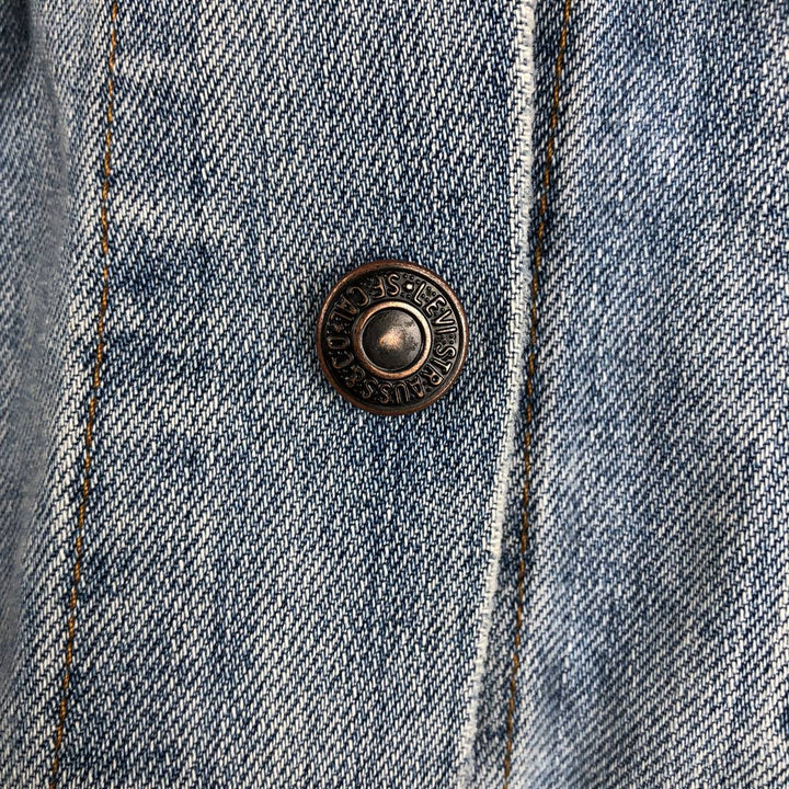 2000'S Levi's 70550-0476 Euro Model Denim Jacket (Men's Size M) cotton blue type Vintage Second Hand