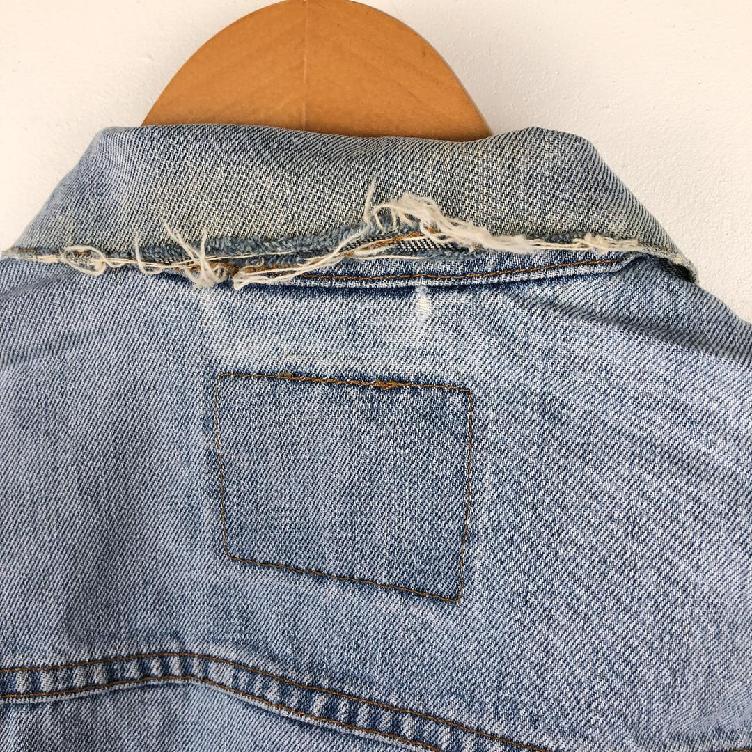 2000'S Levi's 70550-0476 Euro Model Denim Jacket (Men's Size M) cotton blue type Vintage Second Hand