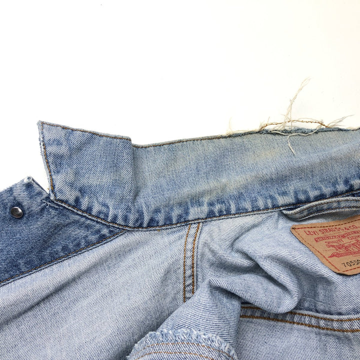 2000'S Levi's 70550-0476 Euro Model Denim Jacket (Men's Size M) cotton blue type Vintage Second Hand