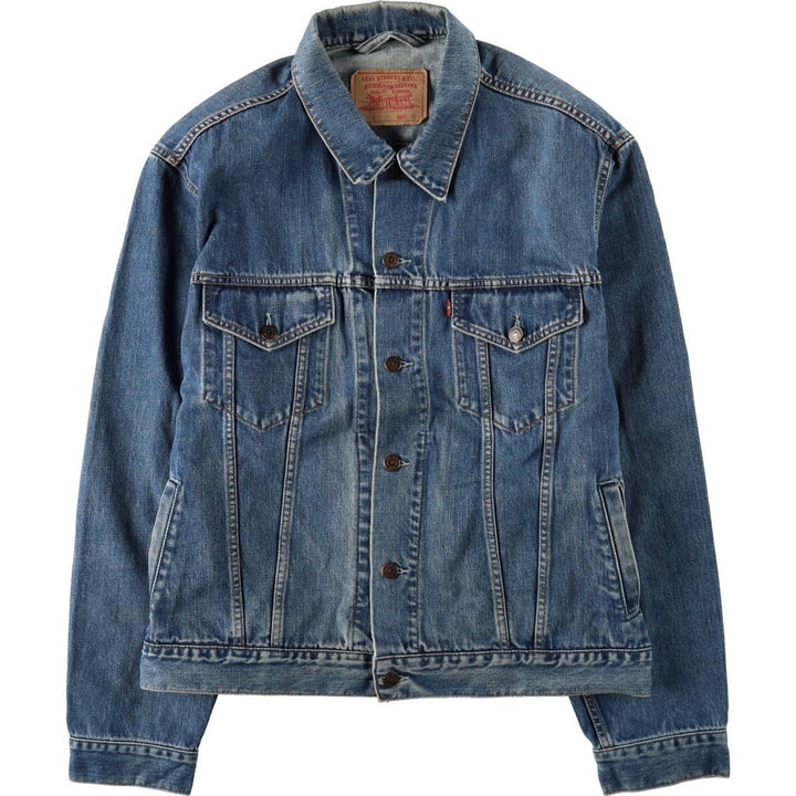 2000'S Levi's 70550-0414 Euro Model Denim Jacket (Men's XL equivalent) cotton blue type Vintage Second Hand