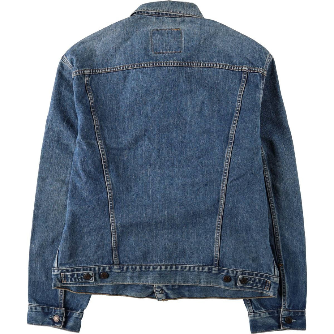 2000'S Levi's 70550-0414 Euro Model Denim Jacket (Men's XL equivalent) cotton blue type Vintage Second Hand