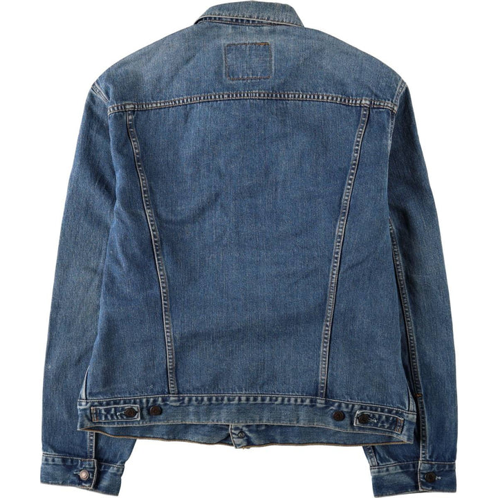 2000'S Levi's 70550-0414 Euro Model Denim Jacket (Men's XL equivalent) cotton blue type Vintage Second Hand