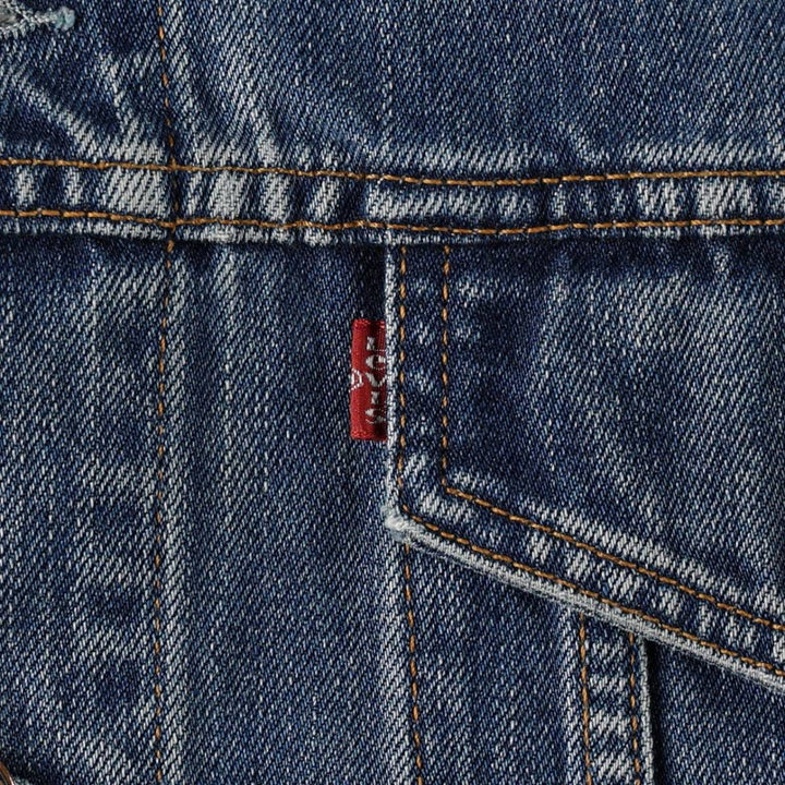 2000'S Levi's 70550-0414 Euro Model Denim Jacket (Men's XL equivalent) cotton blue type Vintage Second Hand