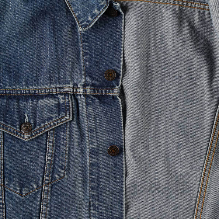 2000'S Levi's 70550-0414 Euro Model Denim Jacket (Men's XL equivalent) cotton blue type Vintage Second Hand