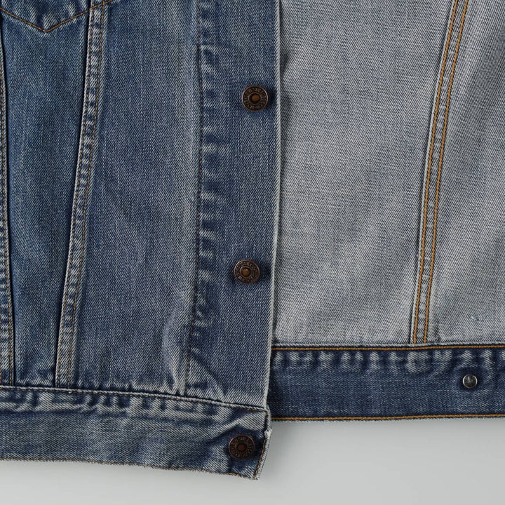 2000'S Levi's 70550-0414 Euro Model Denim Jacket (Men's XL equivalent) cotton blue type Vintage Second Hand