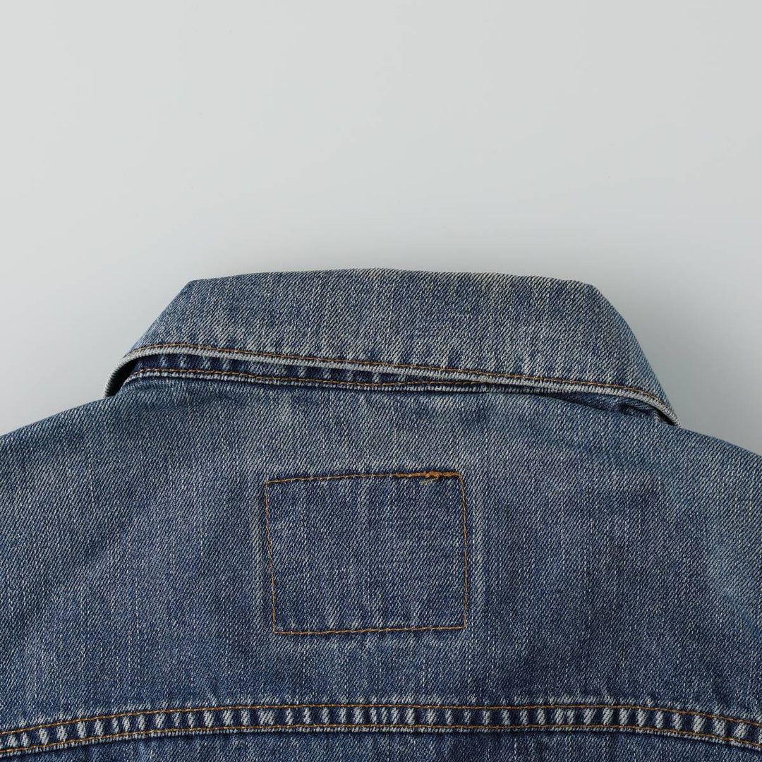 2000'S Levi's 70550-0414 Euro Model Denim Jacket (Men's XL equivalent) cotton blue type Vintage Second Hand