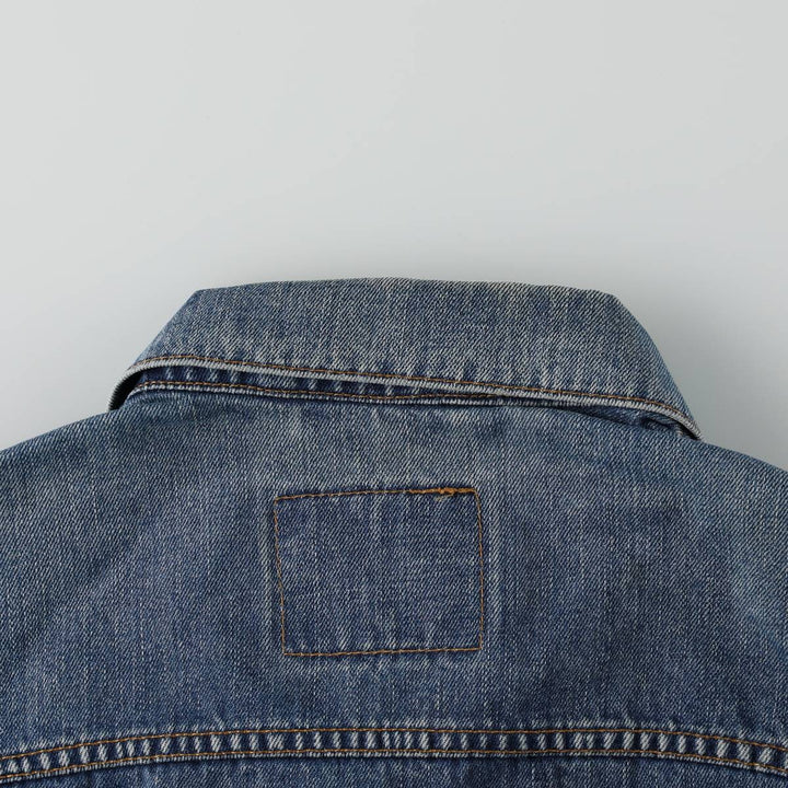2000'S Levi's 70550-0414 Euro Model Denim Jacket (Men's XL equivalent) cotton blue type Vintage Second Hand