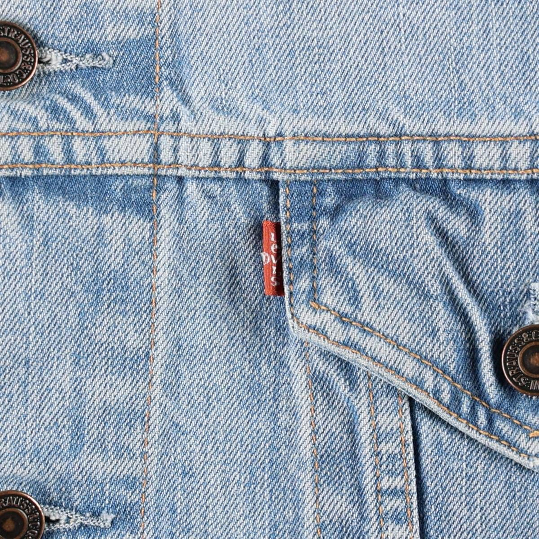 Levi's 70500-0459 Euro Model Denim Jacket (Men's XL equivalent) cotton blue type Vintage Second Hand