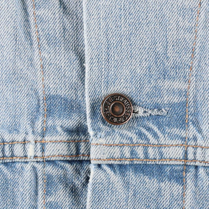 Levi's 70500-0459 Euro Model Denim Jacket (Men's XL equivalent) cotton blue type Vintage Second Hand