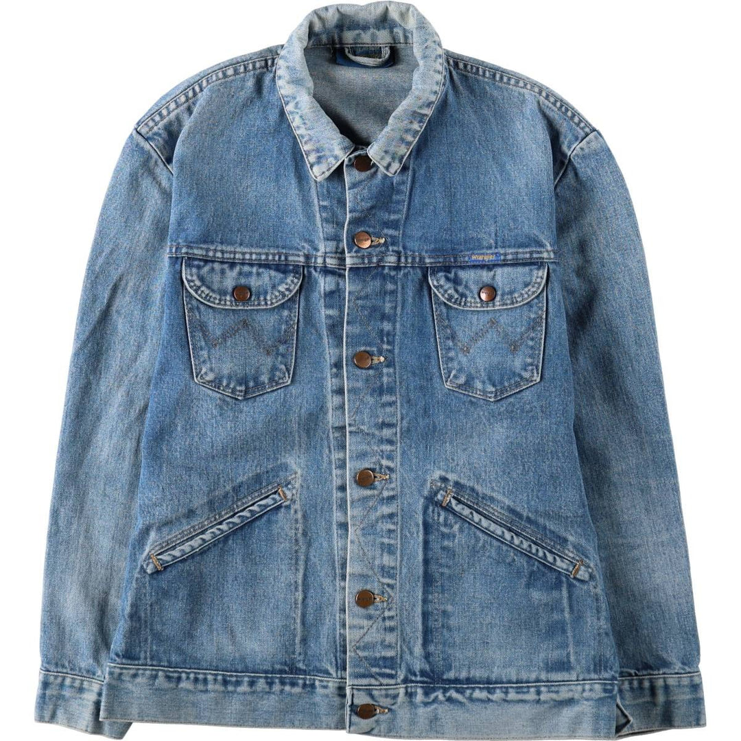 Wrangler Denim Jacket, G-Jean, Men's M size cotton blue type Vintage Second Hand