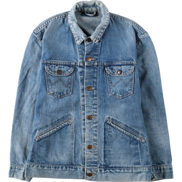 Wrangler Denim Jacket, G-Jean, Men's M size cotton blue type Vintage Second Hand