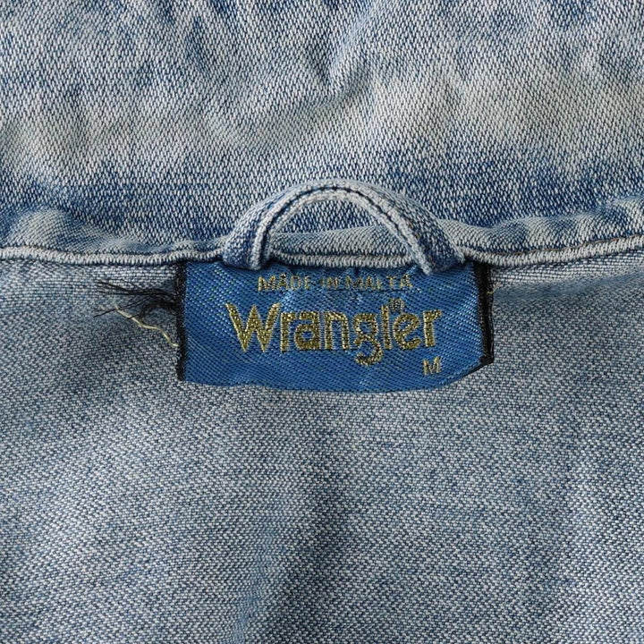 Wrangler Denim Jacket, G-Jean, Men's M size cotton blue type Vintage Second Hand