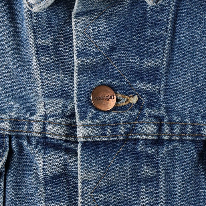 Wrangler Denim Jacket, G-Jean, Men's M size cotton blue type Vintage Second Hand