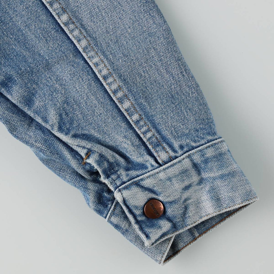 Wrangler Denim Jacket, G-Jean, Men's M size cotton blue type Vintage Second Hand