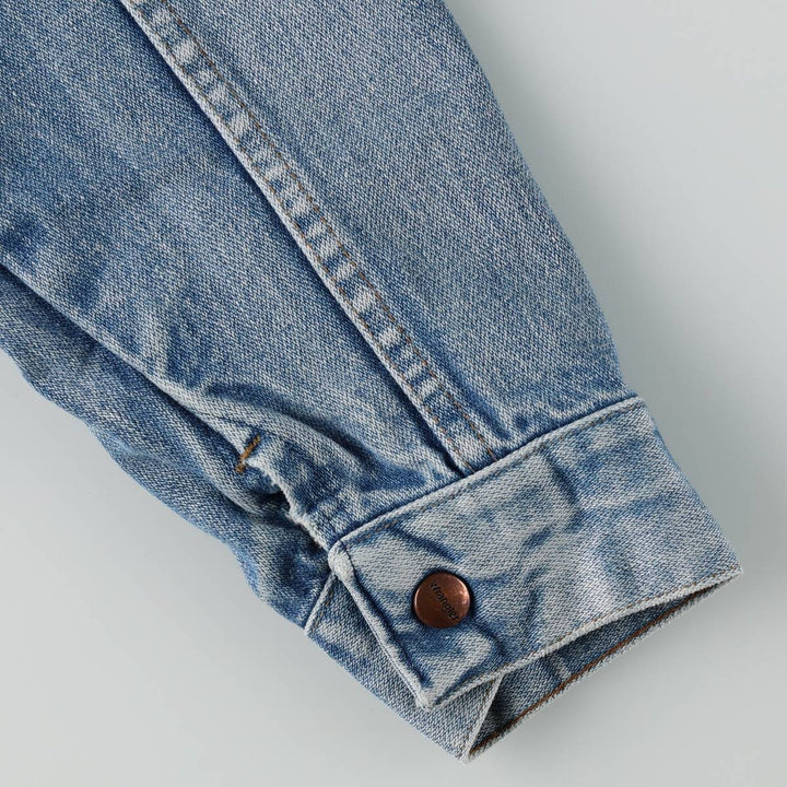Wrangler Denim Jacket, G-Jean, Men's M size cotton blue type Vintage Second Hand