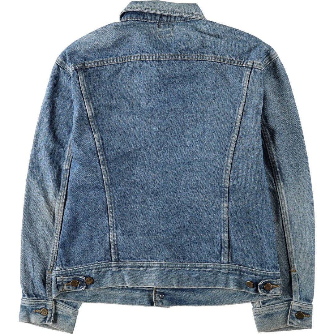 ~90'S Lee RIDERS denim jacket, men's size M equivalent, vintage, short length. unclear blue type Vintage Second Hand