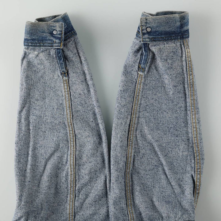 ~90'S Lee RIDERS denim jacket, men's size M equivalent, vintage, short length. unclear blue type Vintage Second Hand