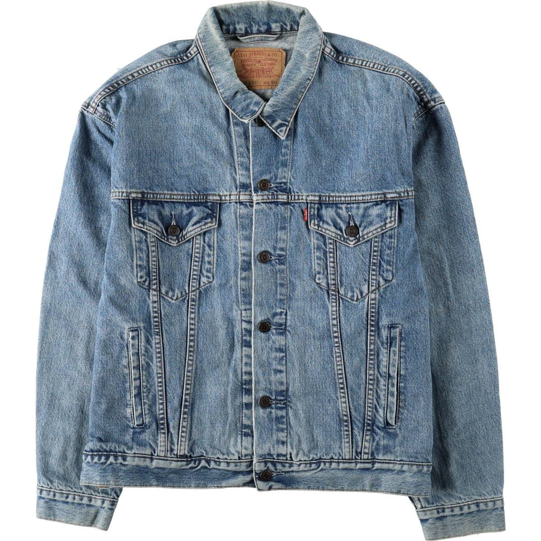 90'S Levi's 70503-0216 Denim Jacket, Men's XXL, Vintage cotton Blue type light blue Vintage Second Hand