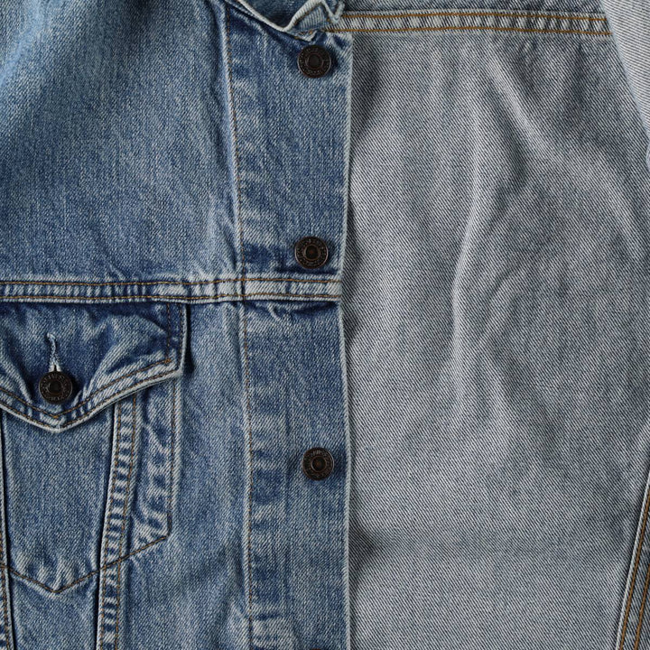 90'S Levi's 70503-0216 Denim Jacket, Men's XXL, Vintage cotton Blue type light blue Vintage Second Hand