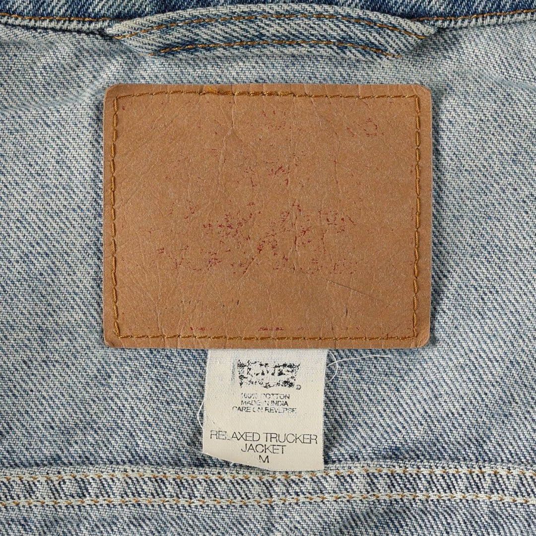 ~2000'S Levi's Relaxed Trucker Jacket Denim Jacket (Men's Size M) cotton blue type Vintage Second Hand