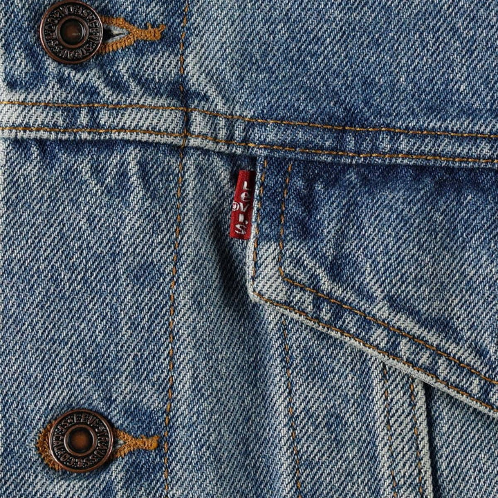 ~2000'S Levi's Relaxed Trucker Jacket Denim Jacket (Men's Size M) cotton blue type Vintage Second Hand