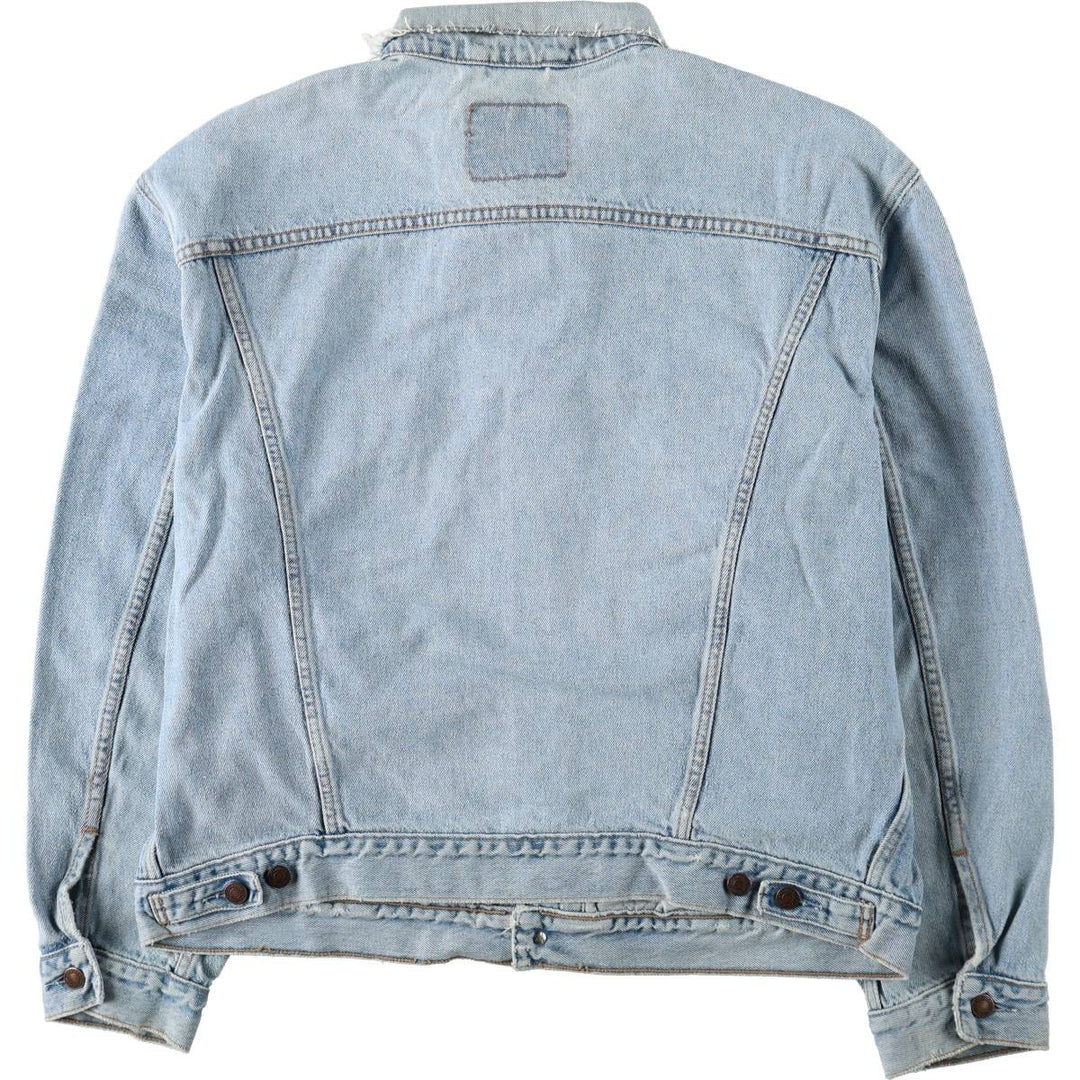 1990'S Levi's 70503-0283 Denim Jacket, G-Jean, Size XXL (Men's XXL equivalent), Vintage cotton Blue type light blue Vintage Second Hand