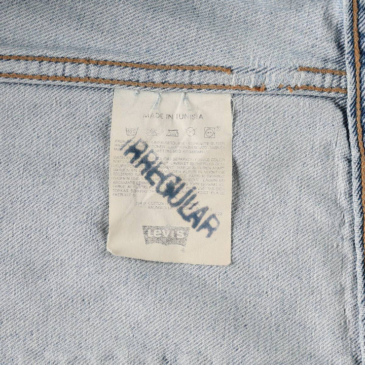 1990'S Levi's 70503-0283 Denim Jacket, G-Jean, Size XXL (Men's XXL equivalent), Vintage cotton Blue type light blue Vintage Second Hand