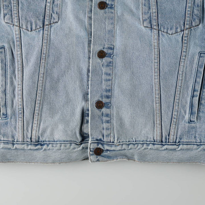 1990'S Levi's 70503-0283 Denim Jacket, G-Jean, Size XXL (Men's XXL equivalent), Vintage cotton Blue type light blue Vintage Second Hand