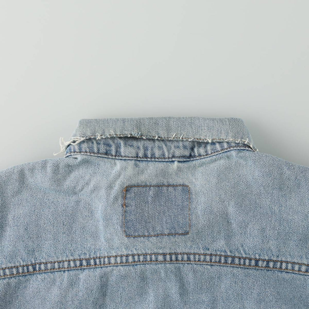 1990'S Levi's 70503-0283 Denim Jacket, G-Jean, Size XXL (Men's XXL equivalent), Vintage cotton Blue type light blue Vintage Second Hand