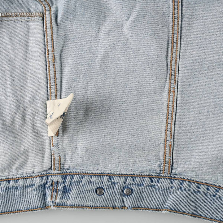 1990'S Levi's 70503-0283 Denim Jacket, G-Jean, Size XXL (Men's XXL equivalent), Vintage cotton Blue type light blue Vintage Second Hand